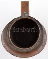 Díszes réz etalon, 1 dl, m: 10,5 cm