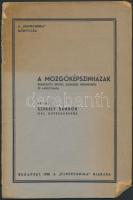 1938 Bp., A mozgóképszínházak rendészete, építése, szerelése, berendezése és akusztikája, írta: Székely Sándor, 20p