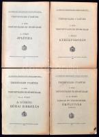 1926 Testnevelési utasítás 2. rész: Testnevelési és sportágak, 3., 6A-B., 7. füz. Bp., Stádium. Papírkötésben, jó állapotban.