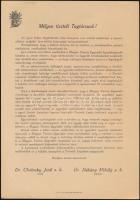 1943, 1960 2 db turistasággal kapcsolatos nyomtatvány