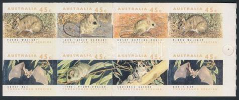 Állatok öntapadós bélyegfüzet, Animals self-adhesive stamp-booklet
