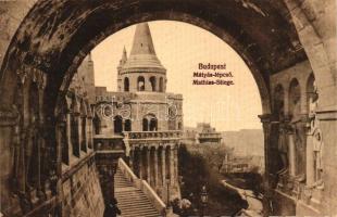 Budapest I. Mátyás lépcső (vágott / cut)