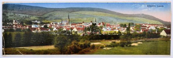 Kőszeg, hajtatlan panorámalap (vágott / cut)