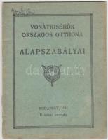 1935 A Vonatkísérők Országos Otthonának alapszabályai, 32p