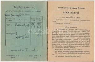 1935 A Vonatkísérők Országos Otthonának alapszabályai, 32p