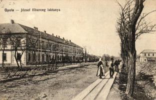 Gyula, József főherceg laktanya, Leopold nyomda kiadása (EK)