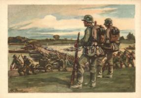 Pioniere, Die Postkarte des Heeres No. 3 / pioneer soldiers, Postcards of the German Military, s: Angelo Jank