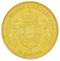 1911KB 10K Au "Ferenc József" (3.38g/0.900) T:2 kis ph.
Hungary 1911. 10 Korona Au "...