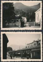 cca 1930 Celje vasútállomás fotó / Celje railway station photos 6x9 cm