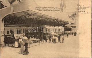 1905 Liege, Exposition Universelle; Wagon restaurant and salon (EK)