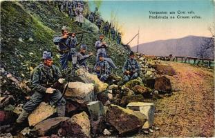 Vorposten am Crni vrh / WWI K.u.K. military in Serbian Crni Vrh (b)