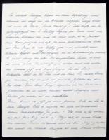 1940 Johanna Coburg hercegnő saját kézzel írt levele Sternberg grófnak / Autograph letter of Johanna...