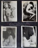 37 db privát erotikus fotót tartalmazó gyűjtemény, a végán 3 porno képpel az 1960-as évekből