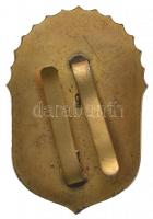 1920. "Vitézi Jelvény" zománcozott Br jelvény, hátlapon ferde kitűzőpántokkal (58x38,5mm) ...