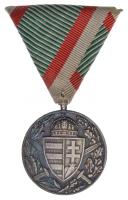 1929. "Magyar Háborús Emlékérem kardokkal, sisakkal" ezüstözött Br kitüntetés peremen &quo...