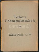 Ákos István: Tábori postagalambok Tábori posta K787 és 202/01. 92p, 47p.  magánkiadás. A szerző által küldött üzenetekről. Borító elvált