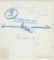 cca 1930 Esterházy palota, Sopron, Wachter Klára felvétele, jelzett, megjelent az Építőművészetben, ...