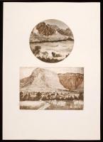 Zarándok tudós. Kőrösi Csoma Sándor születésének 200. évfordulója alkalmából készült grafikai mappa,...