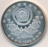 Dél-Korea 1986. 5000W Ag "1988 Olimpia - Tigris Kabala" T:PP felületi karc, ujjlenyomat
S...