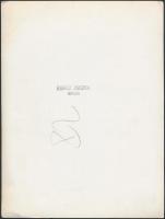 cca 1980 Gobbi Hilda forgatáson. Koncz Zsuzsa pecséttel jelzett fotója 24x16 cm