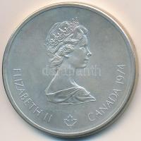 Kanada 1974. 10$ Ag "Montreali olimpia - Zeusz-templom" T:2 
Canada 1974. 10 Dollars Ag &...