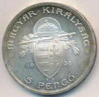 1938. 5P Ag "Szent István" T:1- kis oxidáció
Adamo P8.1