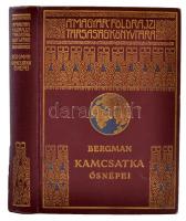 Sten Bergman: Kamcsatka ősnépei, vadállatai és tűzhányói között. Fordította: Dr. Cholnoky Béla. 70 képpel és 1 térképpel. A Magyar Földrajzi Társaság Könyvtára. Bp., é.n., Franklin Társulat. Kiadói festett, aranyozott egészvászon kötésben, a gerinc alul hosszanti irányban 5-6 centiméternyire felszakadt.