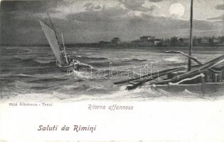 Rimini, Ritorno affannoso / sailing ship
