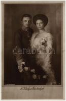 IV. Károly és Zita királyné / Charles IV and Zita '1916 IV. Károly király koronázása' So. Stpl