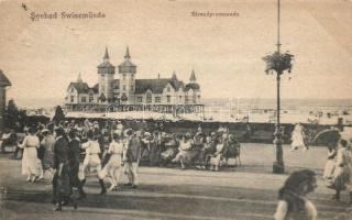 Swinoujscie, Swinemünde; Strandpromenade / beach promenade (EB)