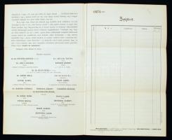 1904 Az E.M.K.E. felhívása és gyűjtőíve a Kőrösi Csoma Sándor tiszteletére állítandó szobor ügyében