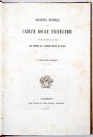 Joseph Jacquemoud: Description historique de l'abbaye royale d'Hautecombe : et des mausolé...