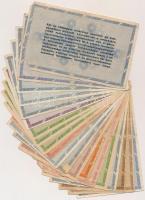 1946. 20db-os adópengő bankjegy tétel T:vegyes