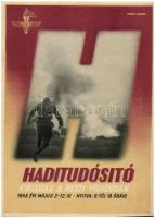 1943 Haditudósító kiállítás a Pesti Vigadóban / WWI Hungarian War correspondent exhibiton, advertisement, So. Stpl