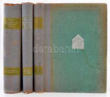 Magyarország művészeti emlékei. I-III. Szerk.: Gerevich Tibor.  Bp. 1938-1939. Műemlékek Orsz. Biz. Kiadói, kopottas, gerincén sérült félbőrkötésben.