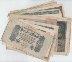 Németország / Weimari Köztársaság 1919-1923. 30db-os vegyes bankjegy tétel T:vegyes Germany / Weimar Republic 1919-1923. 30pcs of various banknotes C:mixed