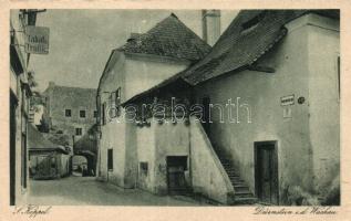 Dürnstein in der Wachau; Burgermeister-Amt, Tabak Trafik / Mayors Office, tobacco shop (fa)