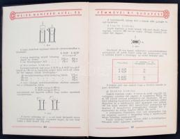 1939 Weiss Manfred Acél- és Fémművei R.T. Acélcső gyártmányok, katalógus, pp::214, 18x13cm