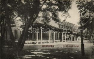 Gyulafehérvár, Alba Iulia; Fő tér, park, Sétatéri kioszk / main square, park, kiosk