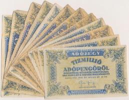 1946. 10.000.000AP (12x) T:vegyes