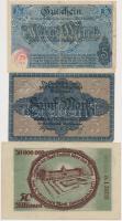Németország / Weimari Köztársaság 1918-1923. 5db klf szükségpénz, közte Annaberg, Benrath, Delmenhor...