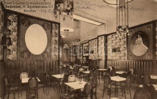 Budapest; Erzsébet királyné szálloda belső, Népszínház, Szent László Társulat házának kápolna bejára...