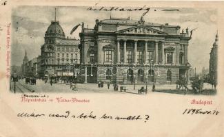 Budapest; Erzsébet királyné szálloda belső, Népszínház, Szent László Társulat házának kápolna bejára...