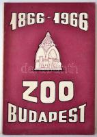 Budapest Zoo 1866-1966. 100 éves az állatkert. Bp., 1966, Állat- és Növénykert Igazgatósága. Kiadói papírkötésben.