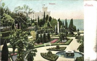 Trieste, Miramar / Castle, gardens (EK)