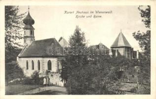 Neuhaus (Wienerwald) Kirche und Ruine / church and ruins