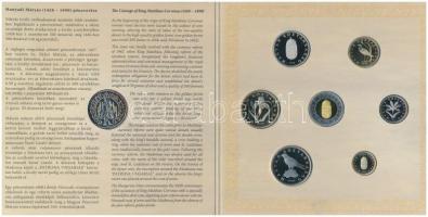 2008. 1Ft-100Ft 7klf db + Mátyás denár Ag fantáziaverete "Reneszánsz emlékév" dísztokos sz...