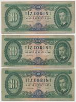 1949. 10Ft (3x) T:III,III-