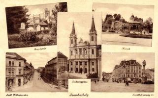 Szombathely, Bagolyvár, Kioszk, Széll Kálmán utca, Székesegyház, Szentháromság tér (tűnyom / pinhole)