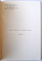 1984 A Király Gyógyfürdő, illetve a Császár Gyógyfürdő törzslapjai. Alaprajzzal, térképekkel, statis...